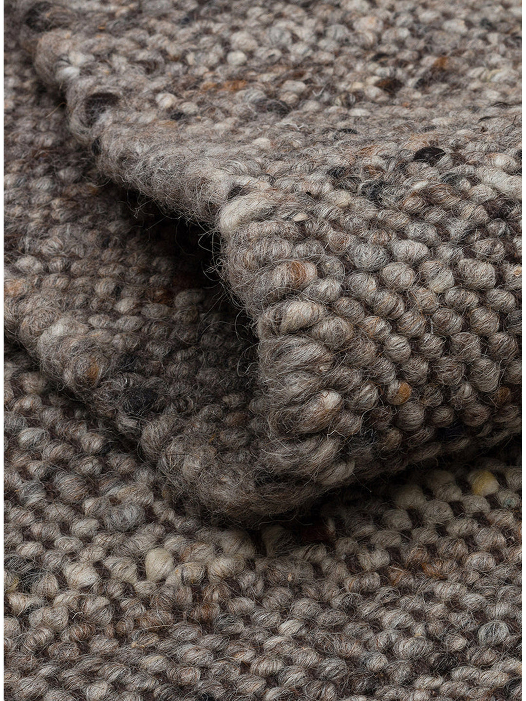 Jakarta Series Wool Polyester and Cotton Blend Handwoven Rug ANTHRACITE