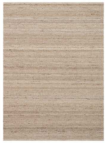 Tappeto tessuto a mano in misto lana, poliestere e cotone della serie Jakarta BEIGE