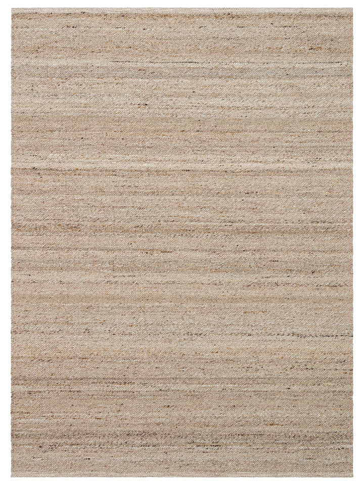 Jakarta Series Wool Polyester and Cotton Blend Handwoven Rug BEIGE
