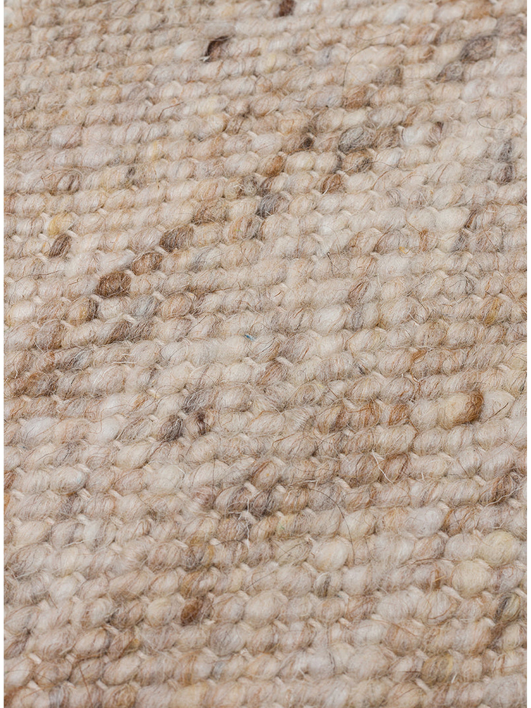 Jakarta Series Wool Polyester and Cotton Blend Handwoven Rug BEIGE
