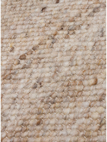 Tappeto tessuto a mano in misto lana, poliestere e cotone della serie Jakarta BEIGE