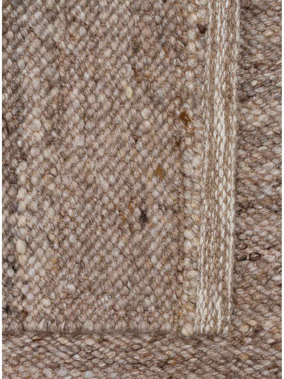 Jakarta Series Wool Polyester and Cotton Blend Handwoven Rug DARK STONE