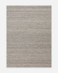 Tapis tissé à la main en mélange de laine, polyester et coton série Jakarta SILVER