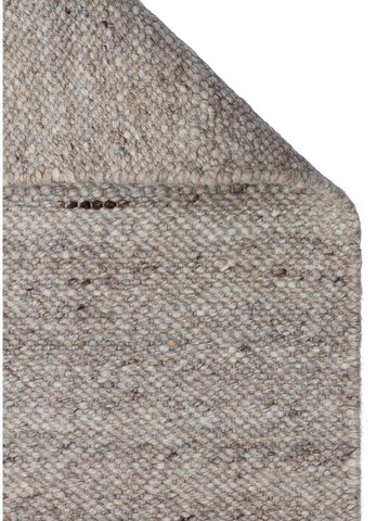 Jakarta Series Wool Polyester and Cotton Blend Handwoven Rug SILVER