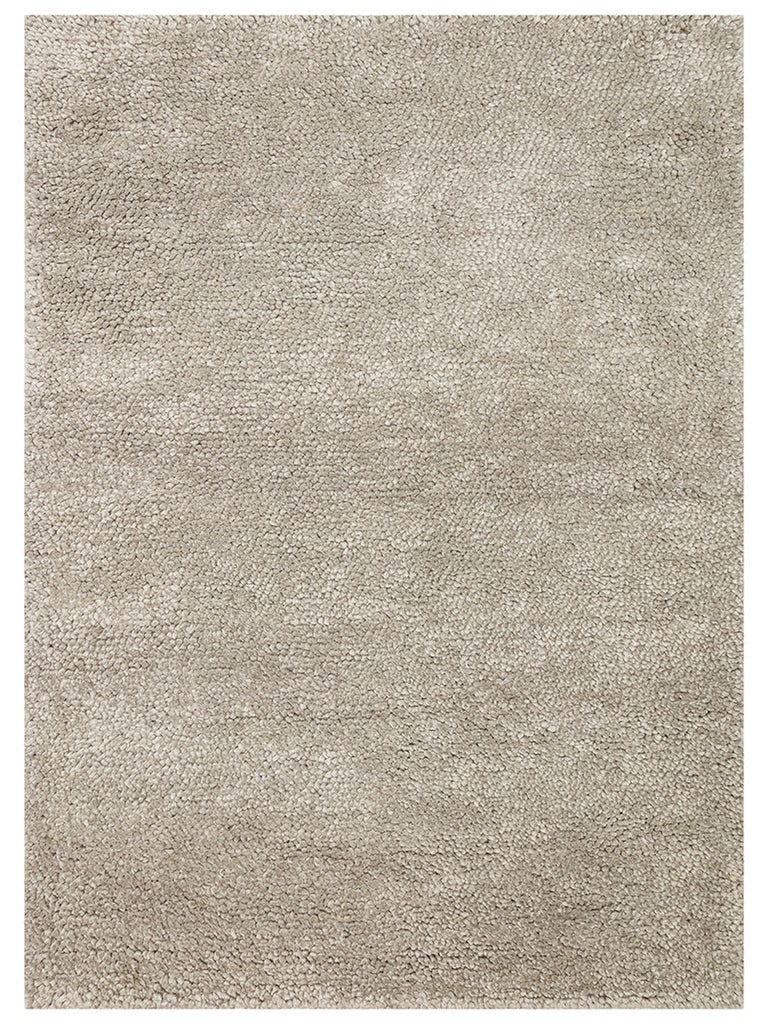 Kanin Series Handwoven Shaggy Soft Living Room Sitting Room Bedroom Rug SILVER