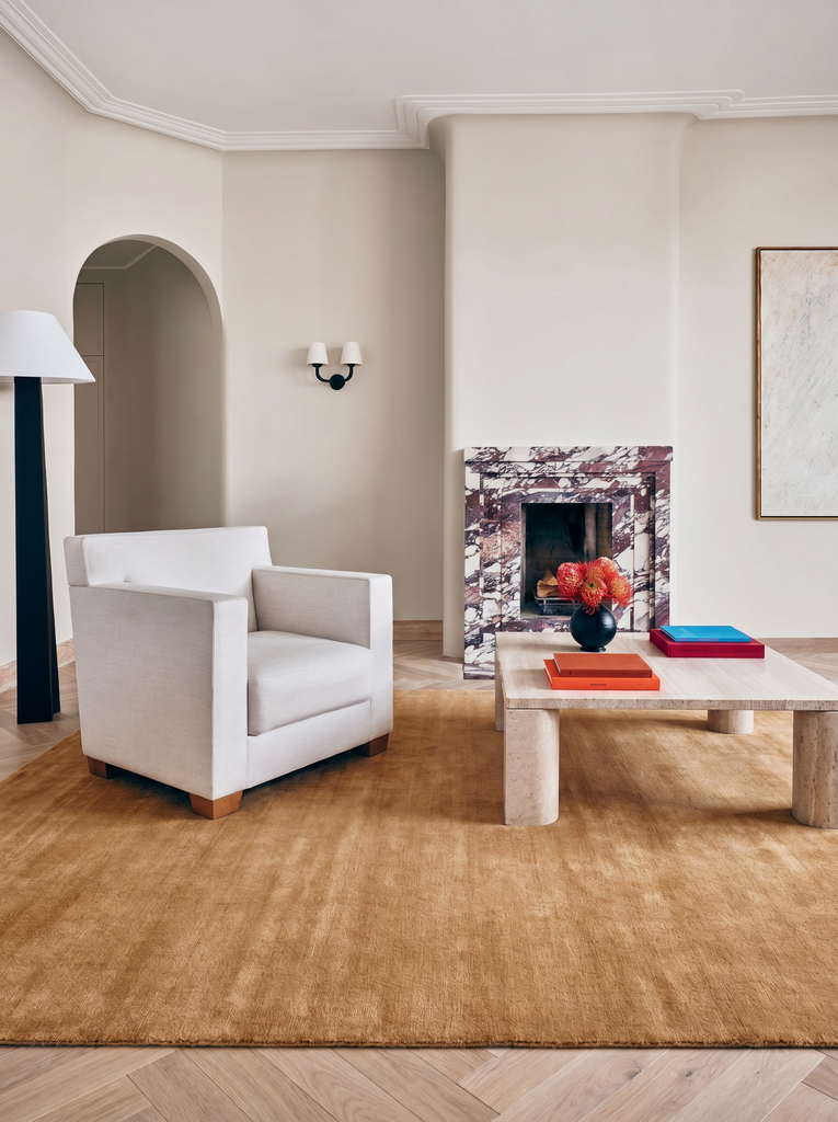 Série New Zealand Tapis fait main 100 % laine naturelle de Nouvelle-Zélande pour salon, séjour, chambre CRML