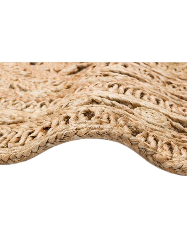 Only Jüt Yuvarlak ve Oval %100 Naturel Oturma Odası Antre Mutfak Balkon El Dokuma Halı CA106DHURIEXW - Carpetdocia