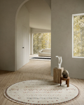 Oushak Carnaval Tapis Uşak Moderne TENCEL™ 100 % Naturel, Facile à Nettoyer, Fait Main 06 BEIGE Q
