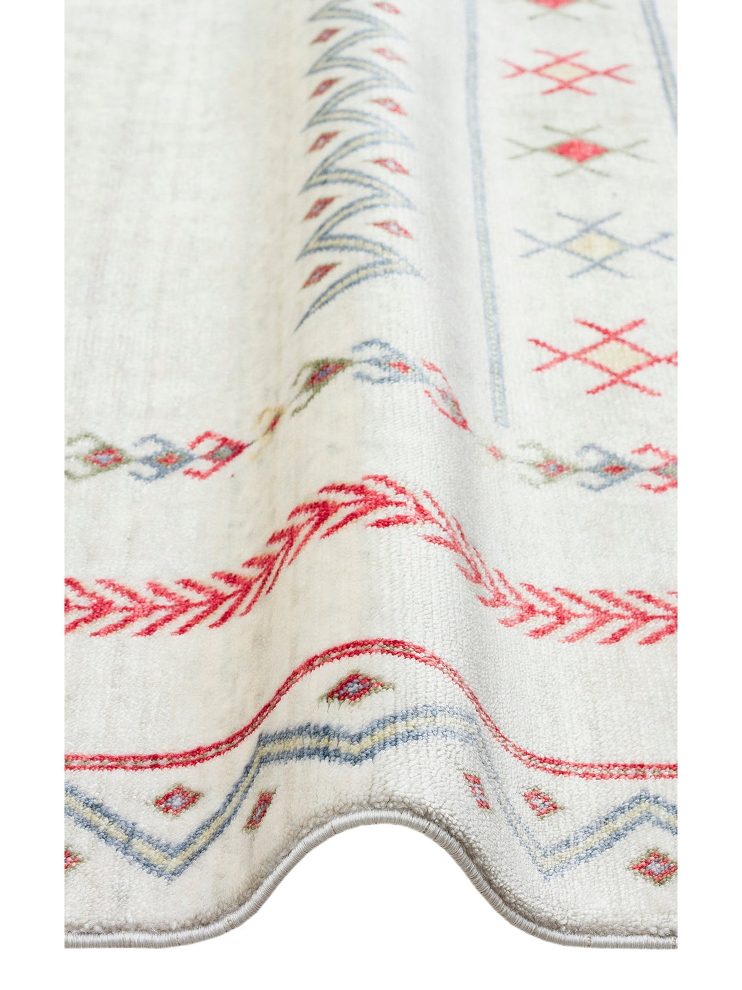 Oushak Carnaval %100 Naturel Kolay Temizlenir El Emeğiyle Üretilen TENCEL™ Modern Uşak Halısı 20 BEIG - Carpetdocia