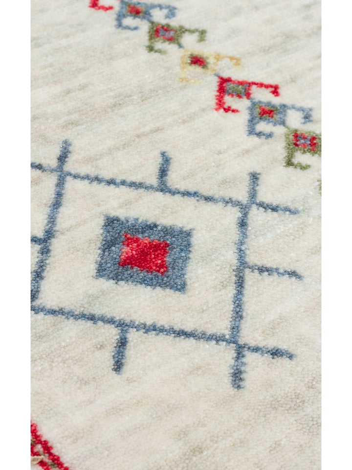 Oushak Carnaval %100 Naturel Kolay Temizlenir El Emeğiyle Üretilen TENCEL™ Modern Uşak Halısı 20 BEIG - Carpetdocia