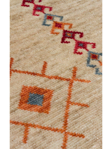 Oushak Carnaval 100% Natural Easy to Clean Handmade TENCEL™ Modern Uşak Carpet 20 LIGHT MULTY