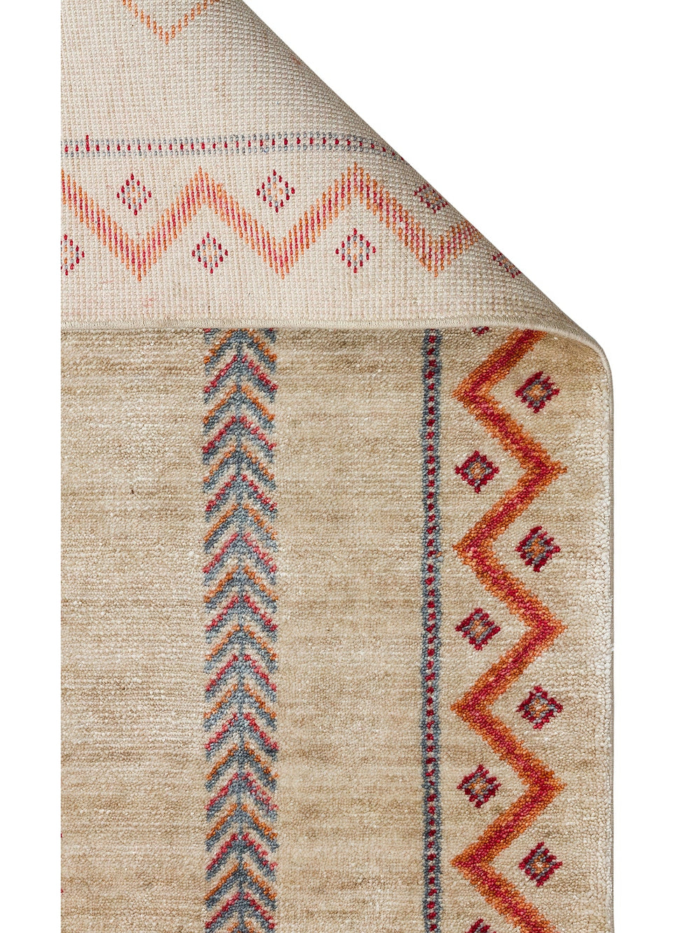 Oushak Carnaval %100 Naturel Kolay Temizlenir El Emeğiyle Üretilen TENCEL™ Modern Uşak Halısı 20LGHTM - Carpetdocia