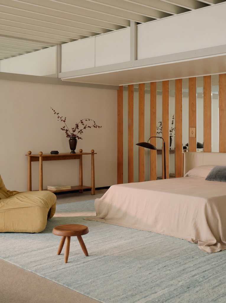Série Paglia Tapis fait main à nœuds sumak 100 % laine naturelle de Nouvelle-Zélande pour salon, séjour BLEU