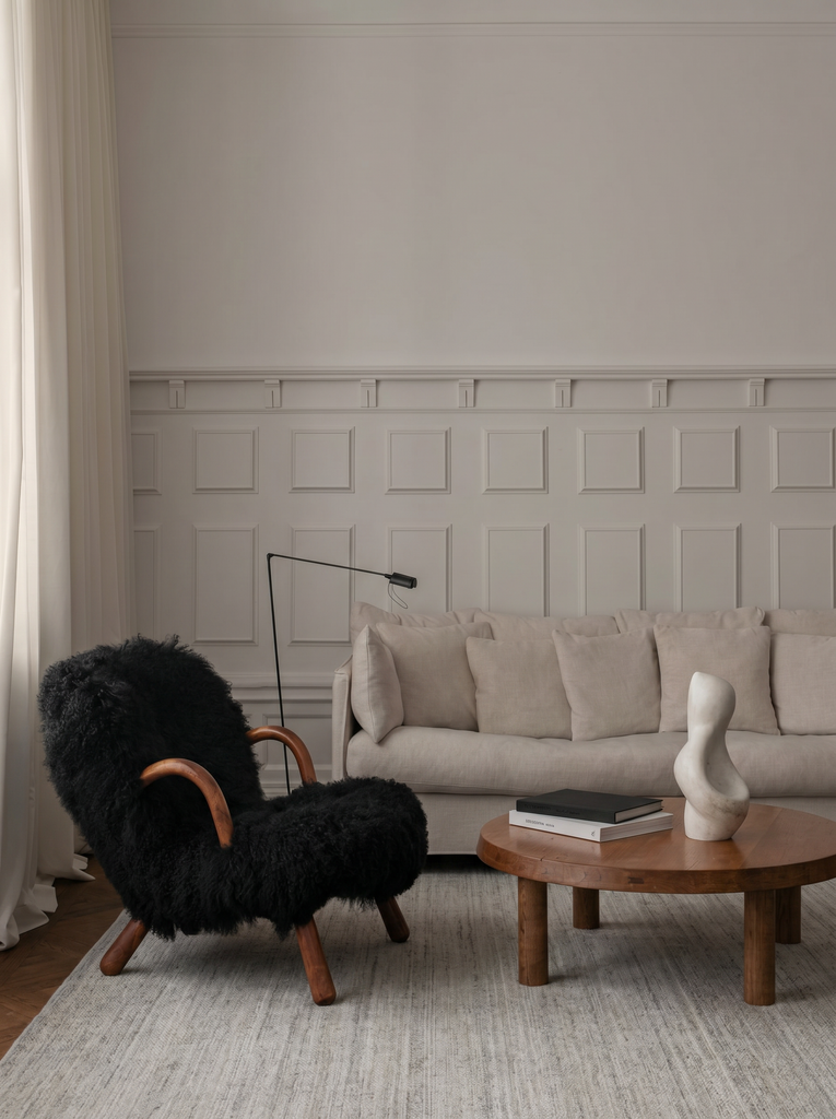 Série Paglia Tapis fait main à nœuds sumak 100 % laine naturelle de Nouvelle-Zélande pour salon, séjour GRIS