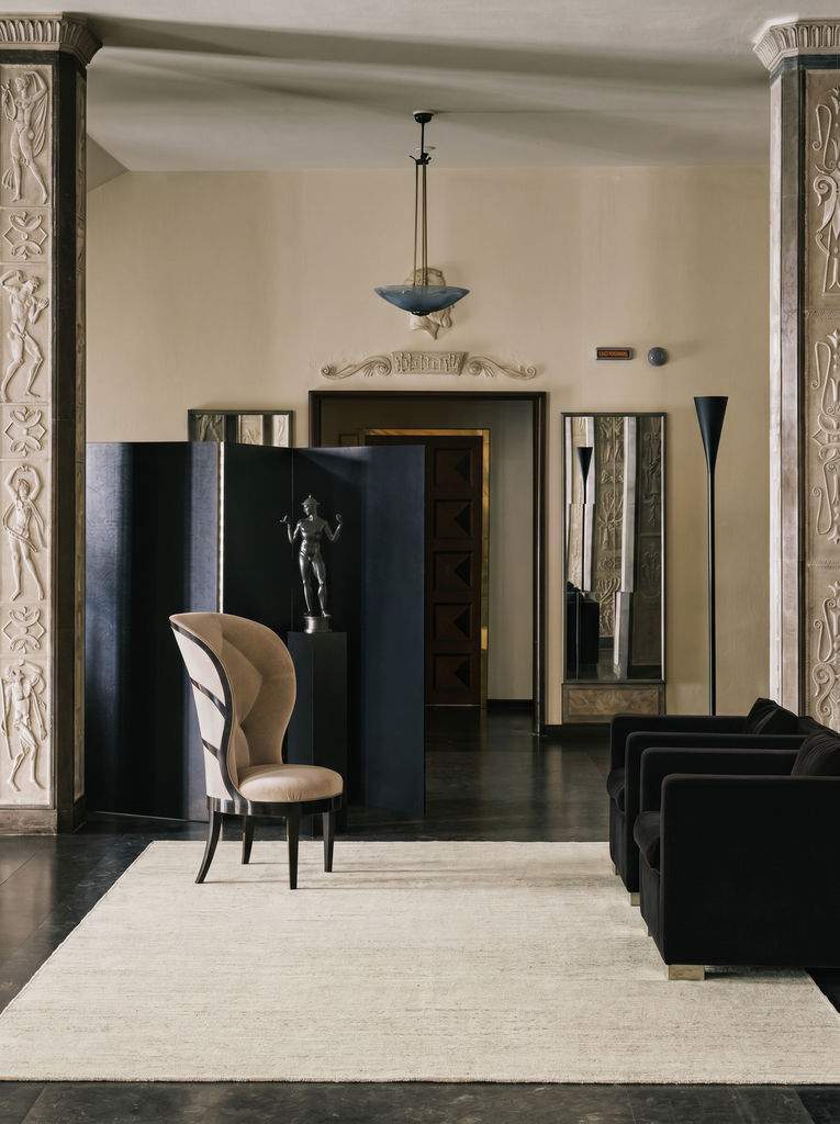 Série Paglia Tapis fait main à nœuds sumak 100 % laine naturelle de Nouvelle-Zélande pour salon, séjour IVOIRE