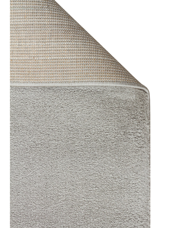 Peace Art Hav Toz Vermez Yumuşak Tuşeli Zarif Shaggy Halı 01 GREY - Carpetdocia