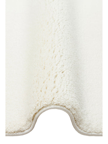 Peace Art Hav Toz Vermez Yumuşak Tuşeli Zarif Shaggy Halı 05 WHITE - Carpetdocia