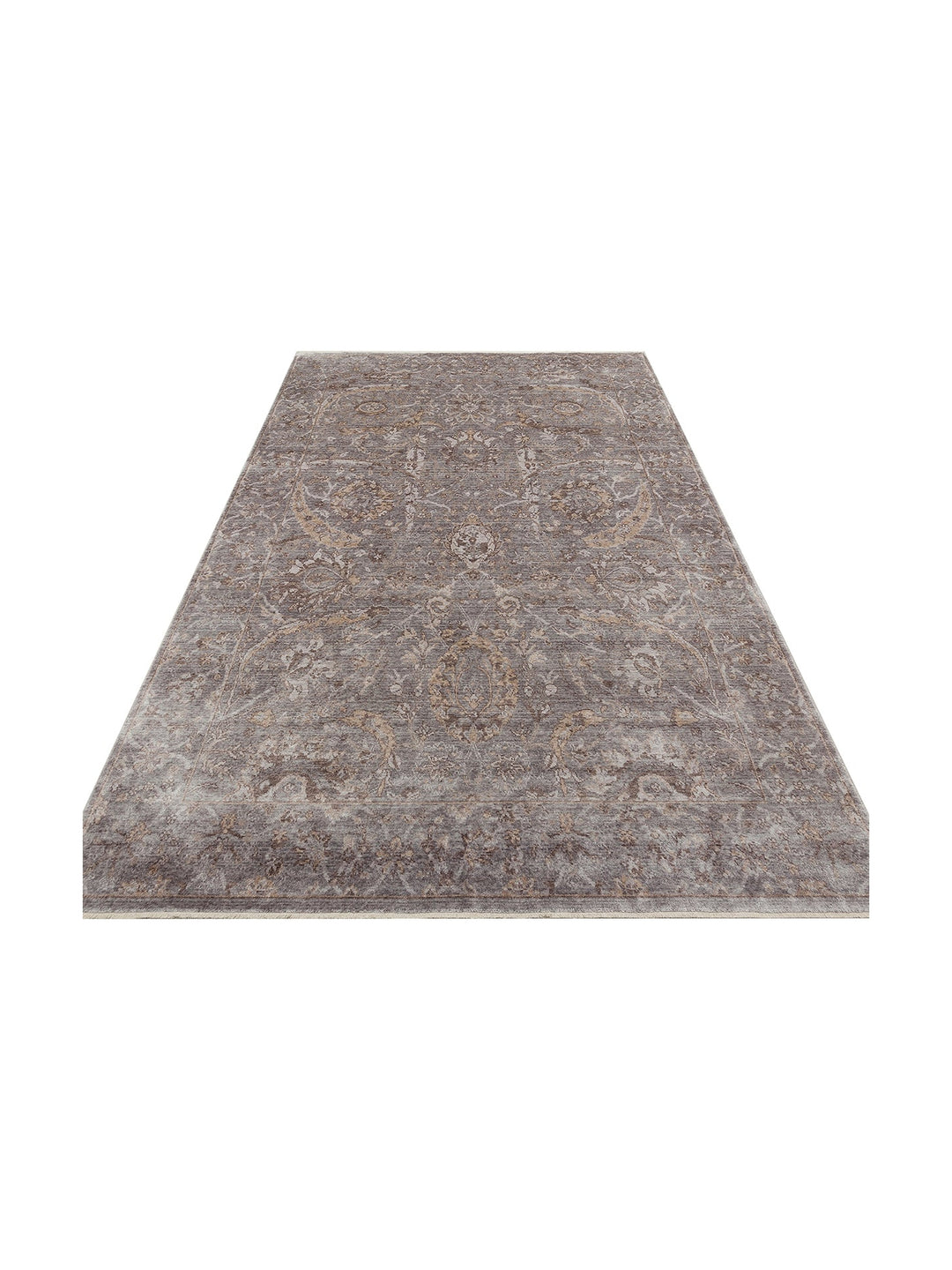 Çırağan %100 Naturel Özel Işıltılı El Emeği ile Özel Tezgahlarda Üretilen Tensel Uşak Halısı 07DGANT - Carpetdocia