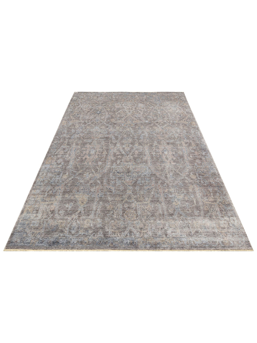 Çırağan %100 Naturel Özel Işıltılı El Emeği ile Özel Tezgahlarda Üretilen Tensel Uşak Halısı 1ANTBRZ - Carpetdocia
