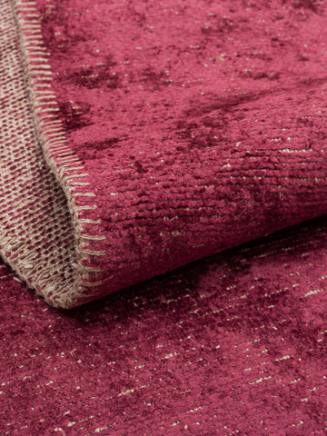 Ruggadocia Velora Bordo Düz Renk Halı detay
