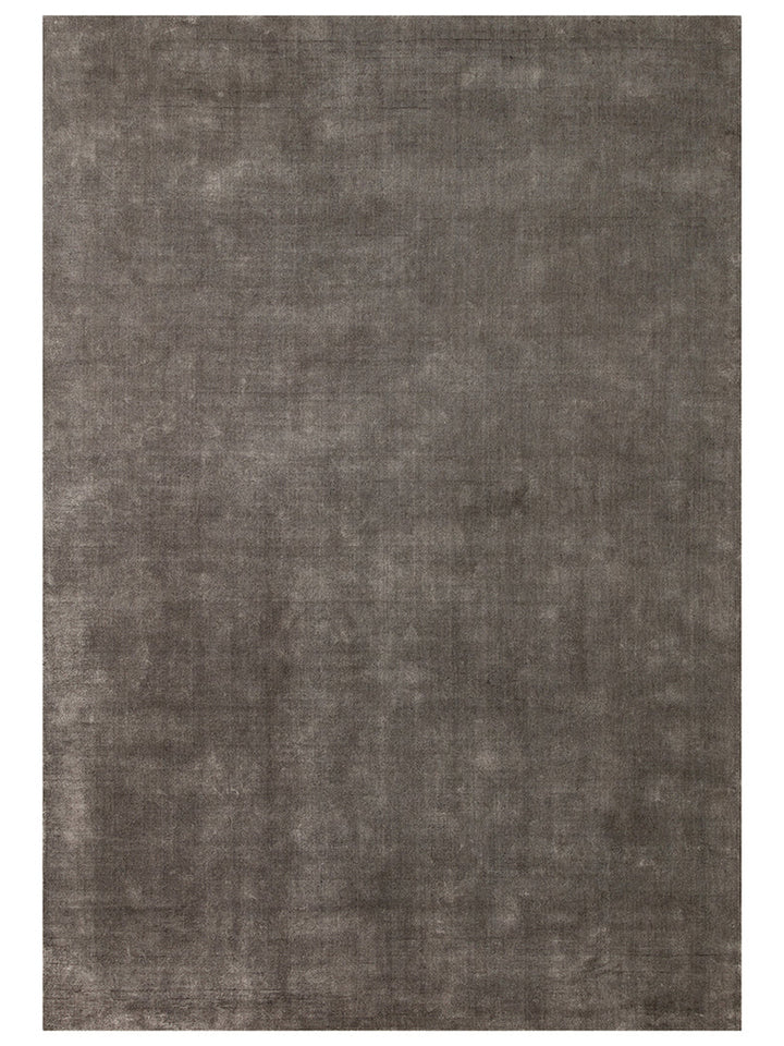 Tiffany Serisi %100 Naturel Keten ve Pamuk El Dokuma Modern Salon Oturma Odası Yatak Odası Halı COAL - Carpetdocia