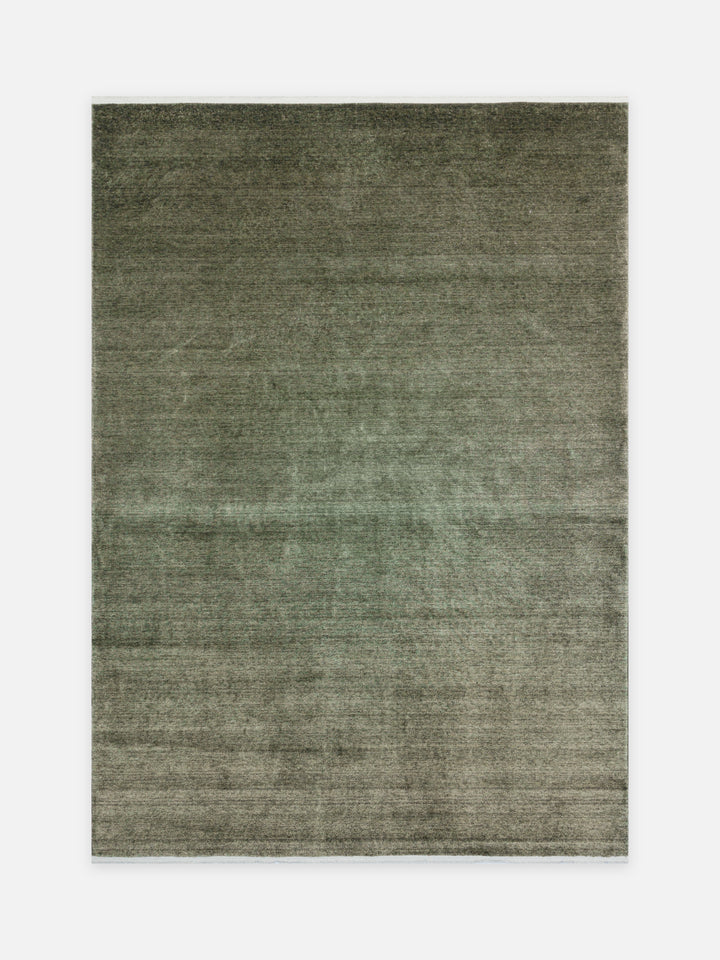 Victoria %100 TENCEL™ Lyocell El Emeği ile Üretilen Halı FOREST MOSS kuşbakışı