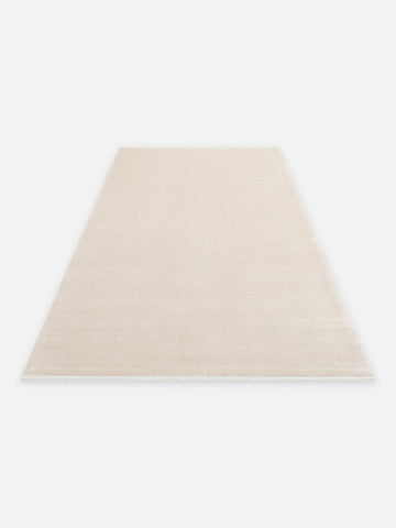 Victoria %100 TENCEL™ Lyocell El Emeği ile Üretilen Halı IVORY CREAM açılı görünüm
