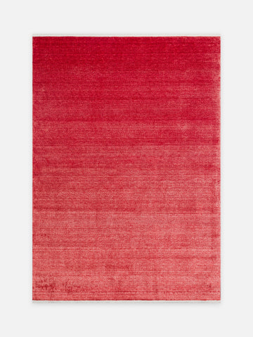 Victoria %100 TENCEL™ Lyocell El Emeği ile Üretilen Halı RED SHERBET kuşbakışı