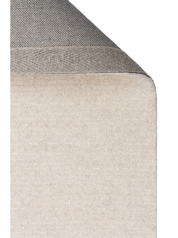 Tapis tissé à la main en mélange de laine et coton série Vienna IVORY