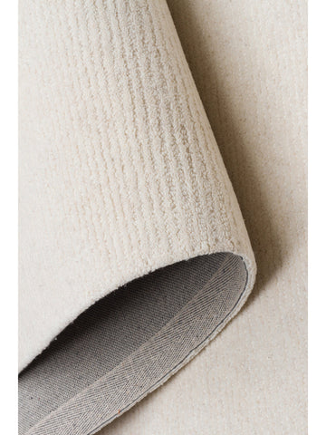 Tapis tissé à la main en mélange de laine et coton série Vienna IVORY