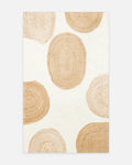 Tapis Tissé Main Woolstar 902NATWHITE 100 % Naturel à Motif Kazak pour Salon, Séjour, Couloir et Entrée