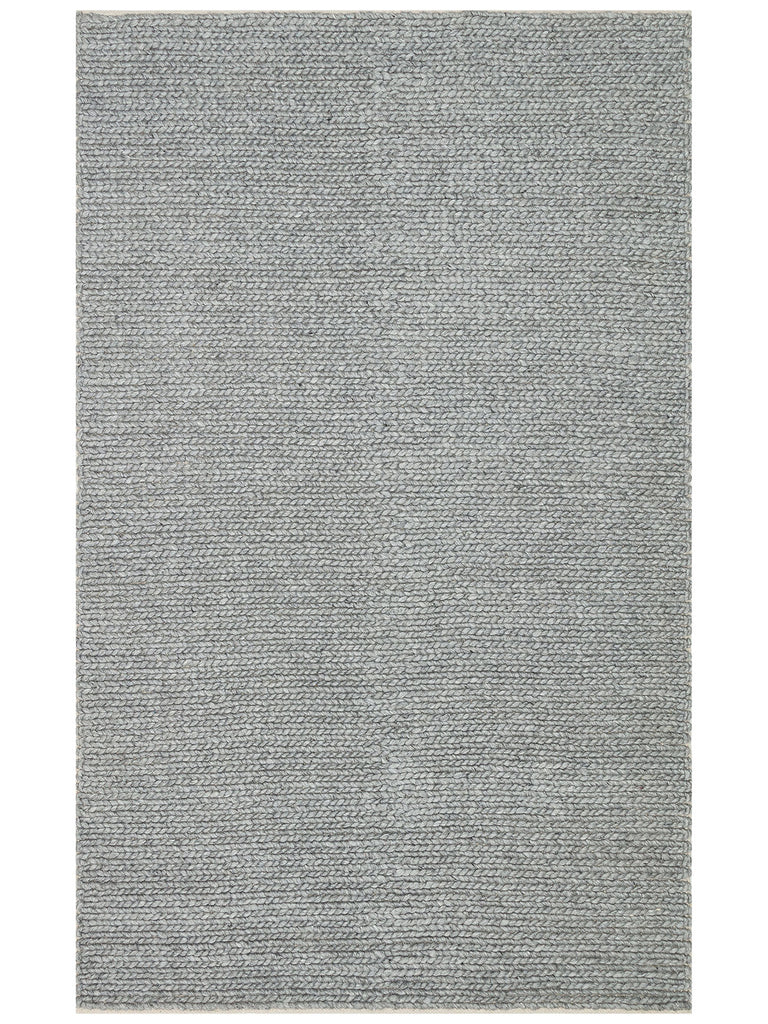 Woolstar 100% Natural Kazak Pattern Living Room Hallway Entrance Handwoven Knit Rug GREY