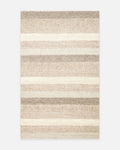 Tapis tricoté fait main pour salon, couloir, entrée à motif kazak 100 % laine naturelle Woolstar LANGDON NAT