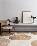 سجادة Woolstar 902NATWHITE مصنوعة يدوياً من صوف طبيعي 100% بنقشة كازاخية لغرفة المعيشة والممرات